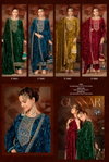 Gunaar By Fourdots Semi Makhmal Velvet With Work Dress Material Bulk Orders In India